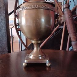 Vintage Solid Bronze Urn / Vase