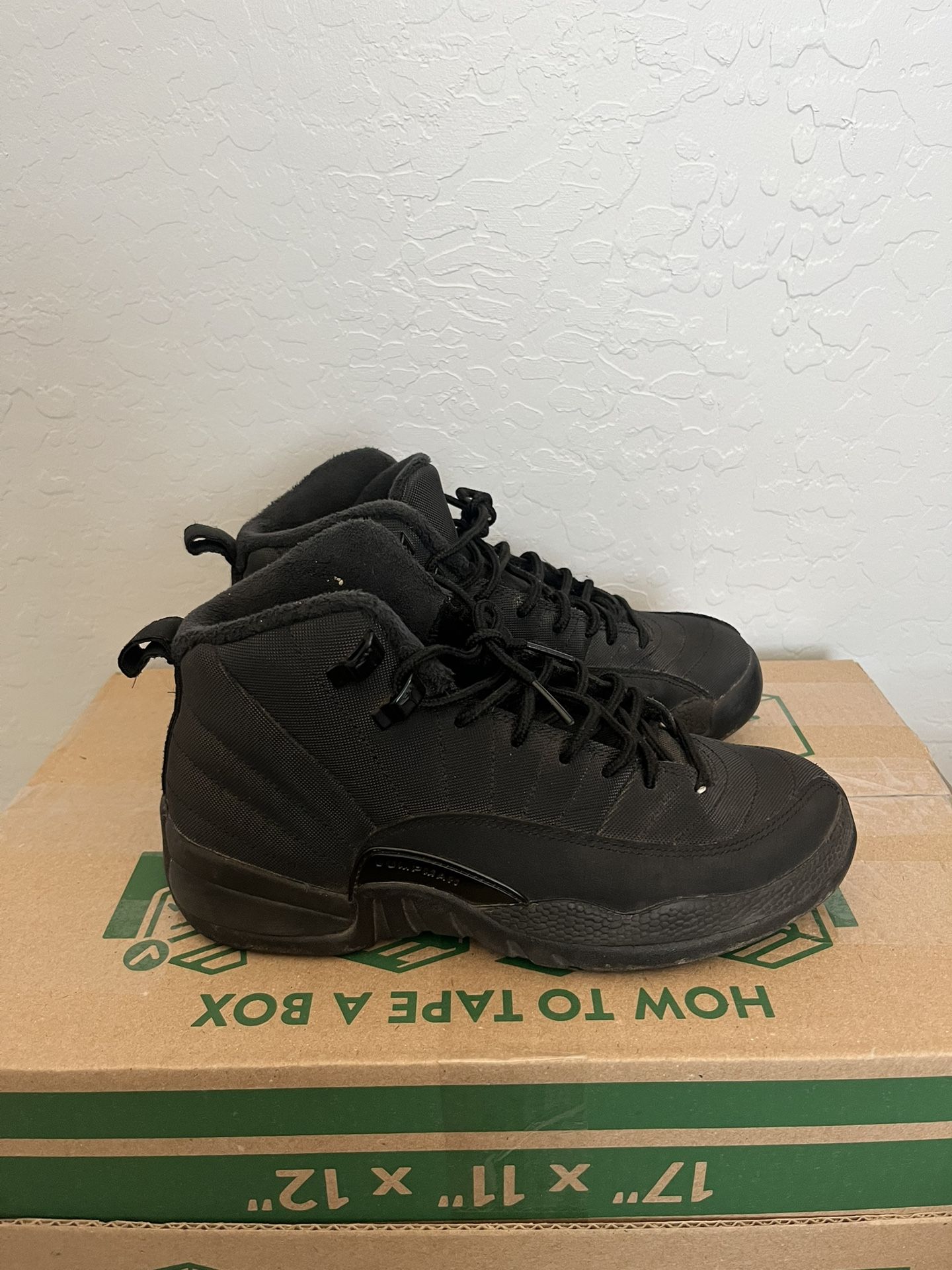 Jordan 12 Black Used 6y