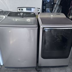 Samsung Washer And Dryer Set Super Capacity 