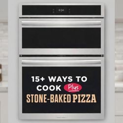 Gallery 30" Electric Oven Combination Microwave with Stone-Baked Pizza Built in GCWM3070AF - New