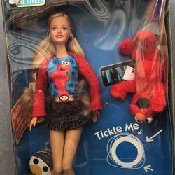 Tickle Me Elmo Barbie Doll  New