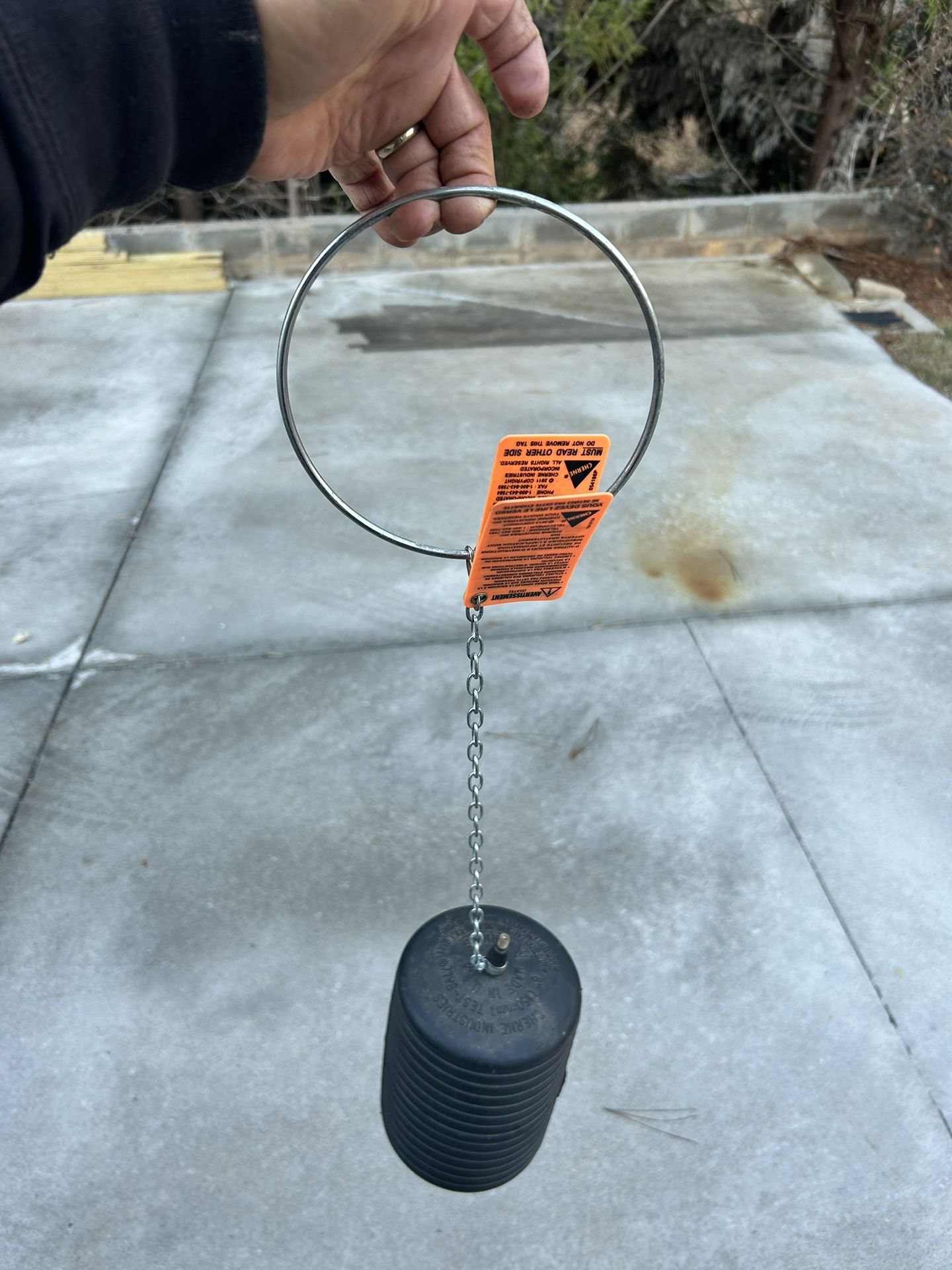 Construction/6” Test Ball