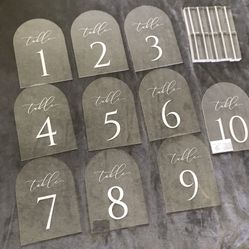 Table Numbers 