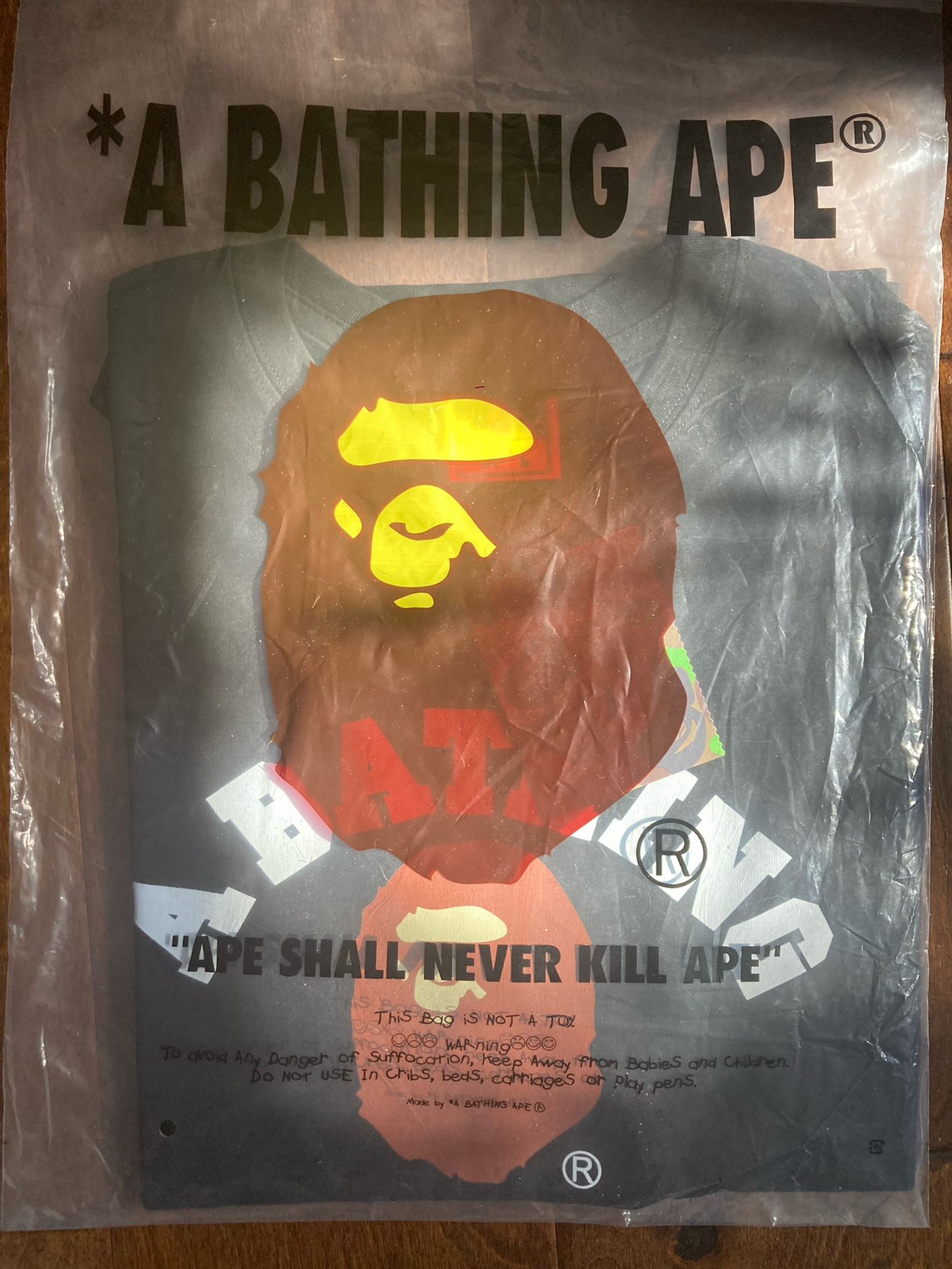 Black College Bape Tee