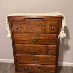 Dresser And Two Side Tables 