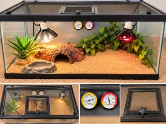 Reptile aquarium 20 gallon  tank