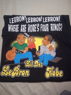 vintage y2k kobe bryant puppet promo shirt