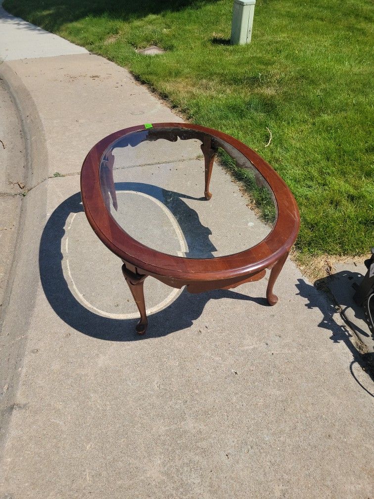 Glass Top Coffee Table