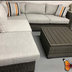 Ashley Outdoor Sectionals Sofas Couchs Ottomans and Coffee Tables 