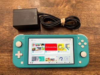 Nintendo Switch Lite Turquoise w/ Charger *6744