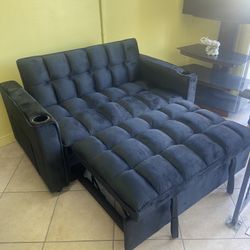 Sofá Convertible Con Cargador de Celular (sofá Cama) Nuevo 