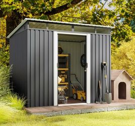 Outdoor storage shed 8x6