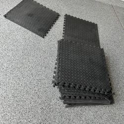 Fitness Mat Squares - Interlocking Rubber