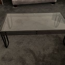 3 Pc. Black Coffee Table & 2 End Tables. 