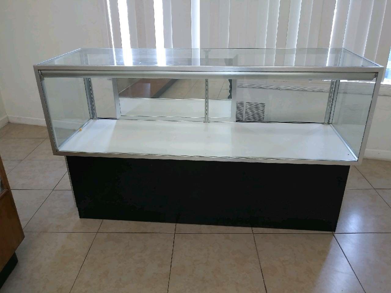 Glass display case (2 available)