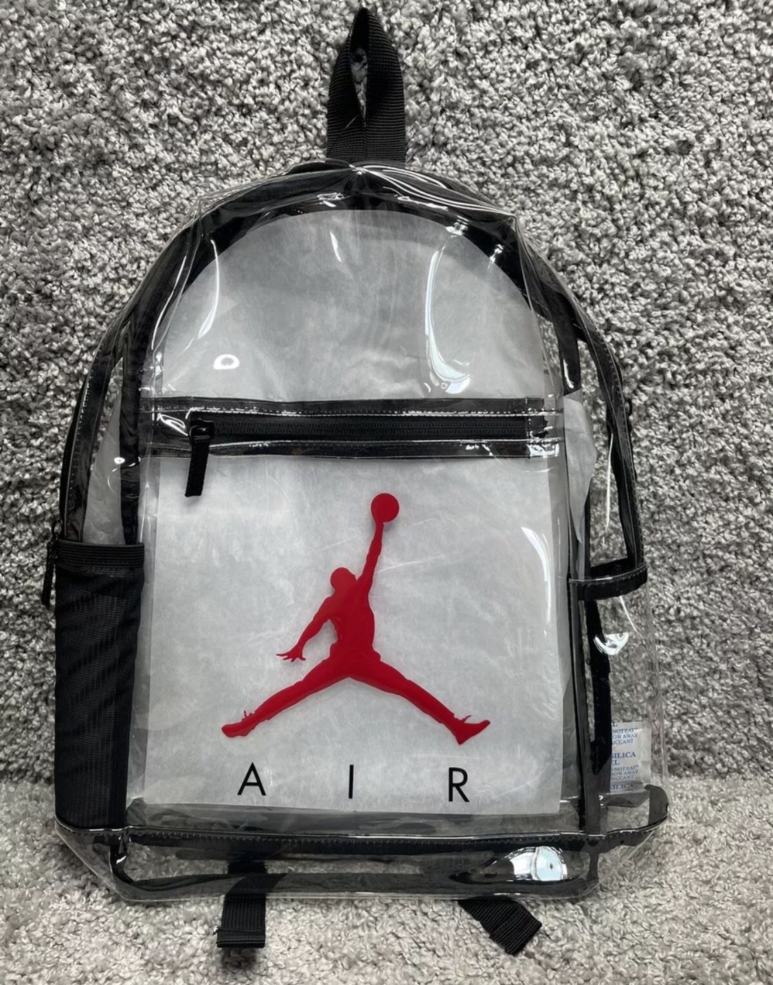 JORDAN Jumpman Clear School Backpack W/Pencil Case Adjustable