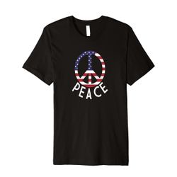 Peace in America shirt American flag shirt Labor Day shirt 4th of July shirt Premium T-Shirt