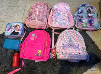 Girls backpack lot asking