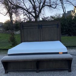 King Bed Frame Mattress And Box Spring Included