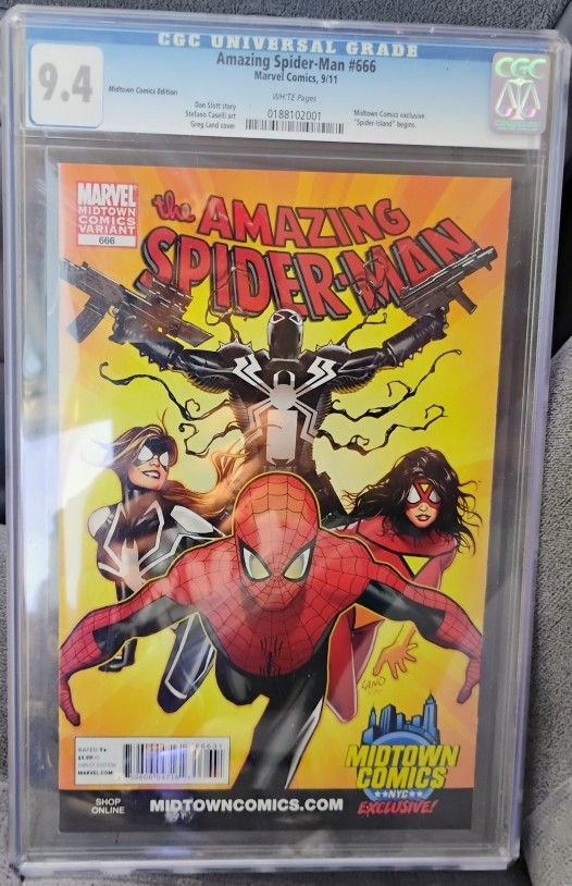 The Amazing Spider-Man Midtown Comics Variant Issue # 666