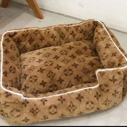 Designer Plush Dog Bed