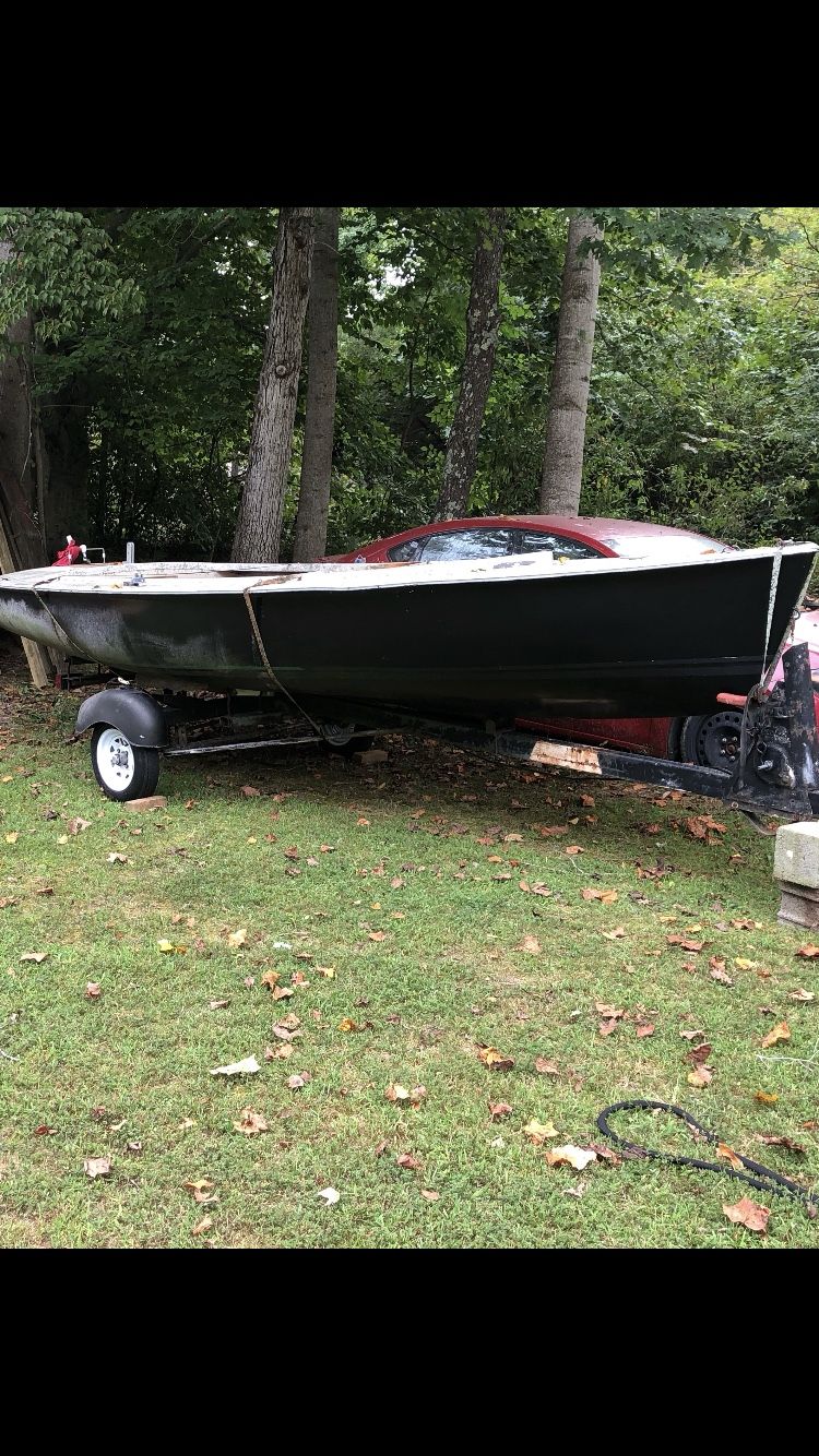 sailboat with trailer 