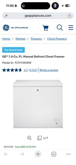 Chest freezer / GE