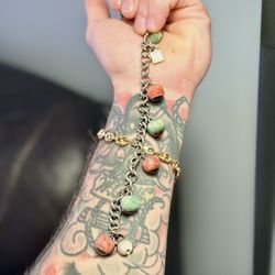 Awesome 😎 !! Vintage Solid 925 Sterling Silver Bracelet !