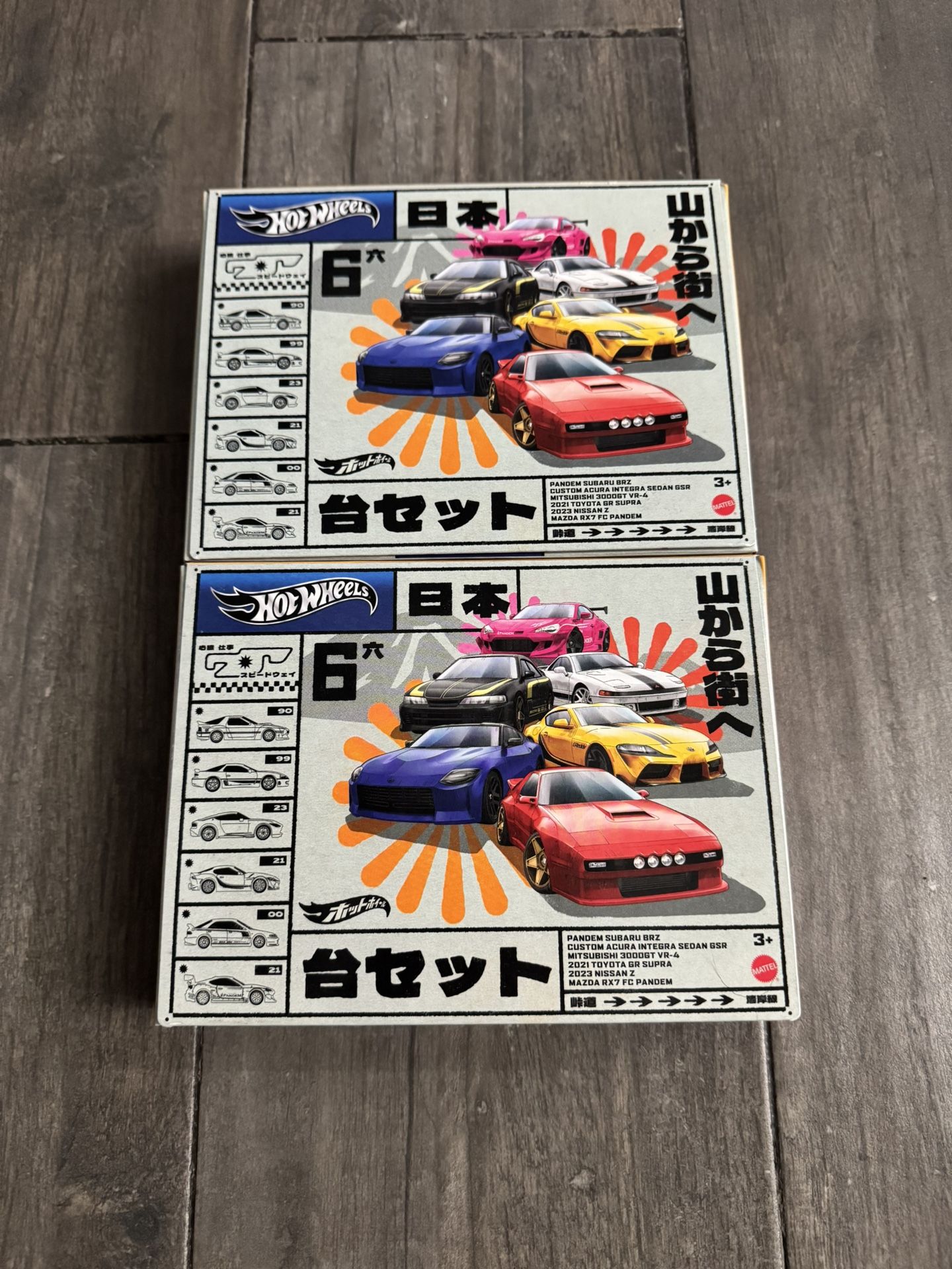 Hot Wheels Japanese Classics 6 Pack - $20