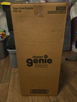 Brand New Diaper Genie Complete Diaper Pail - Pink (Factory Sealed Box)