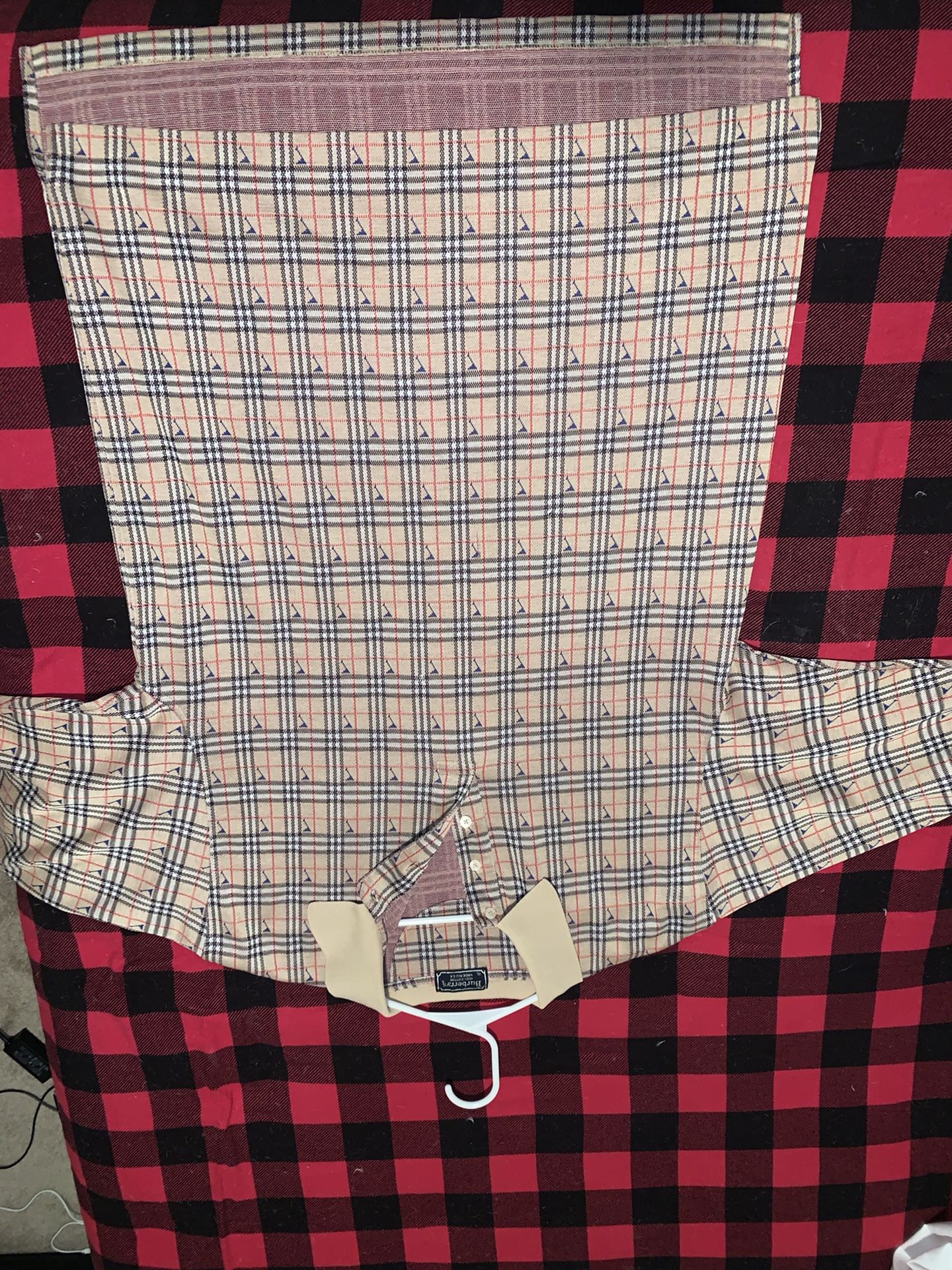 Burberry Plaid Polo Shirt