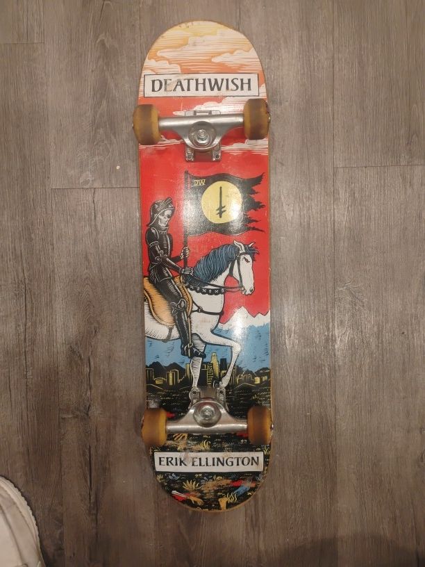 Complete Erik Ellington DeathWish Skateboard