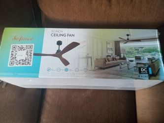 Sofucor Ceiling Fan 52" With No Lights 