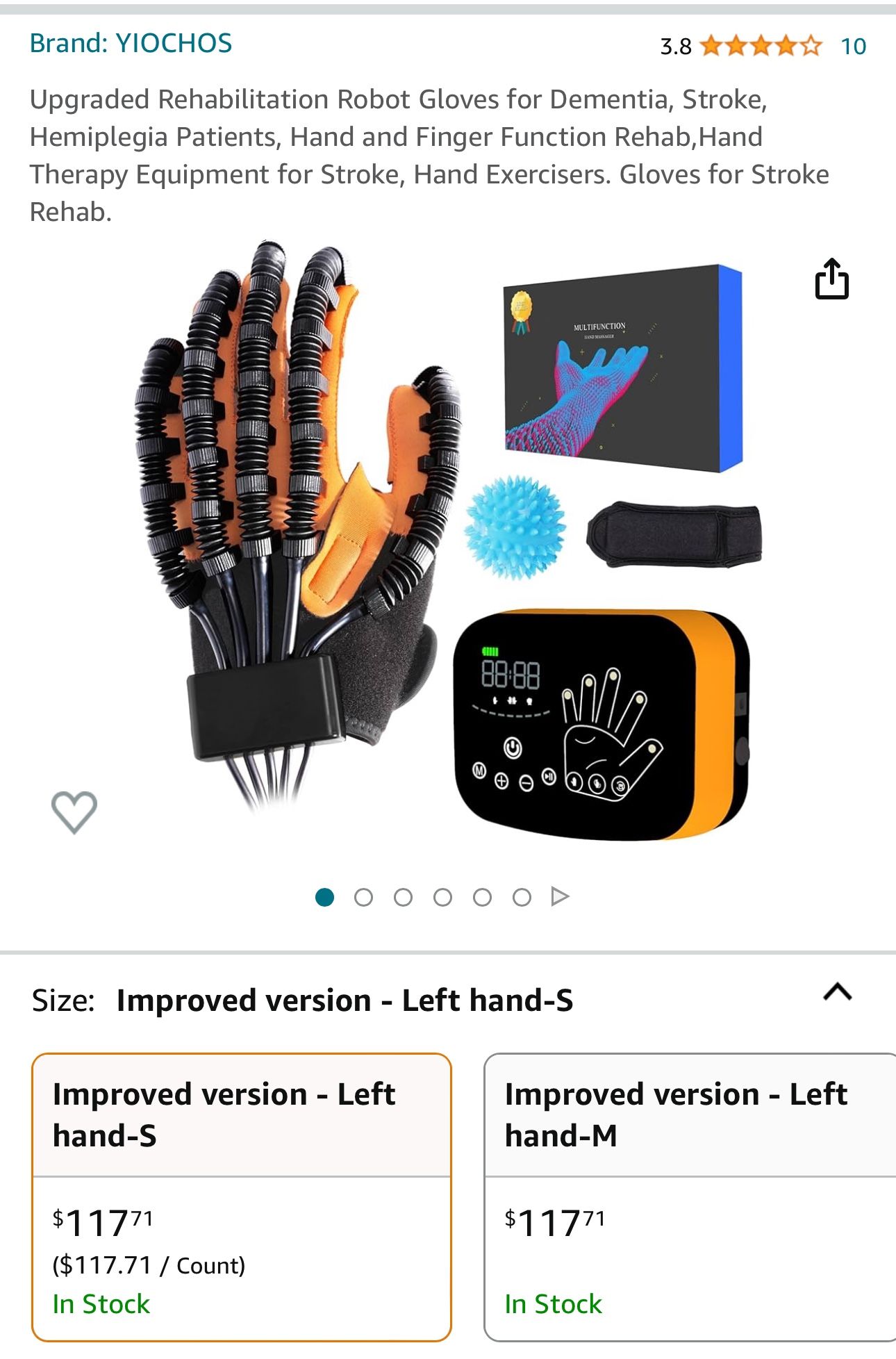 Amazon- Rehabilitation Robot Gloves
