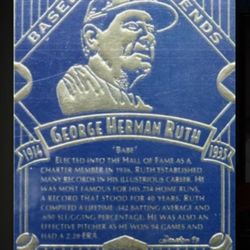 1993 Promo Legendary Foils Babe Ruth