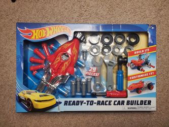 Hot Wheels Ready To Race Car Builder Kids Toy 