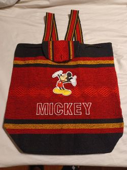 Handmade Mickey Mouse Backpack 