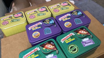 Garbage pail kids card containers
