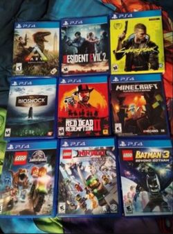 Ps4 games, $15 each