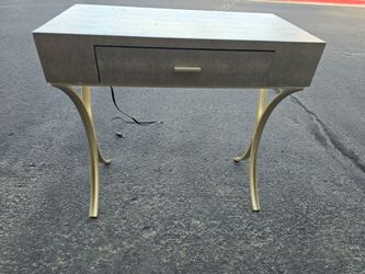 Faux Snakeskin Vanity Desk