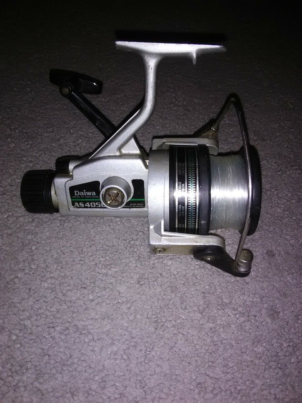 Daiwa AS4050 Fishing reel. Good condition . And Tackle Box. $15 takes all. foxchae pickup