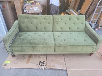 Novogratz Vintage tufted split back Futon. Brand new!