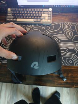 Black Biking helmet