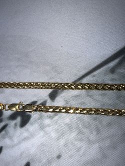 10K Solid yellow gold Franco chain