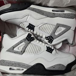 Jordan 4 White Cement 
