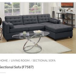 Gray Sectional Sofa