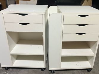 2 IKEA Sonne small white storage/craft unit $45