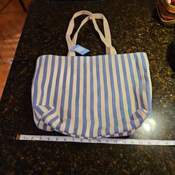 Blue And White   Tote 