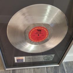 Billy Joel Platinum Record. Mint. RIAA Certified 