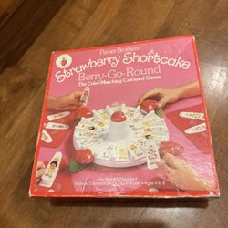 Vintage Strawberry Shortcake, Merry-Go-Round Game Shipping Available